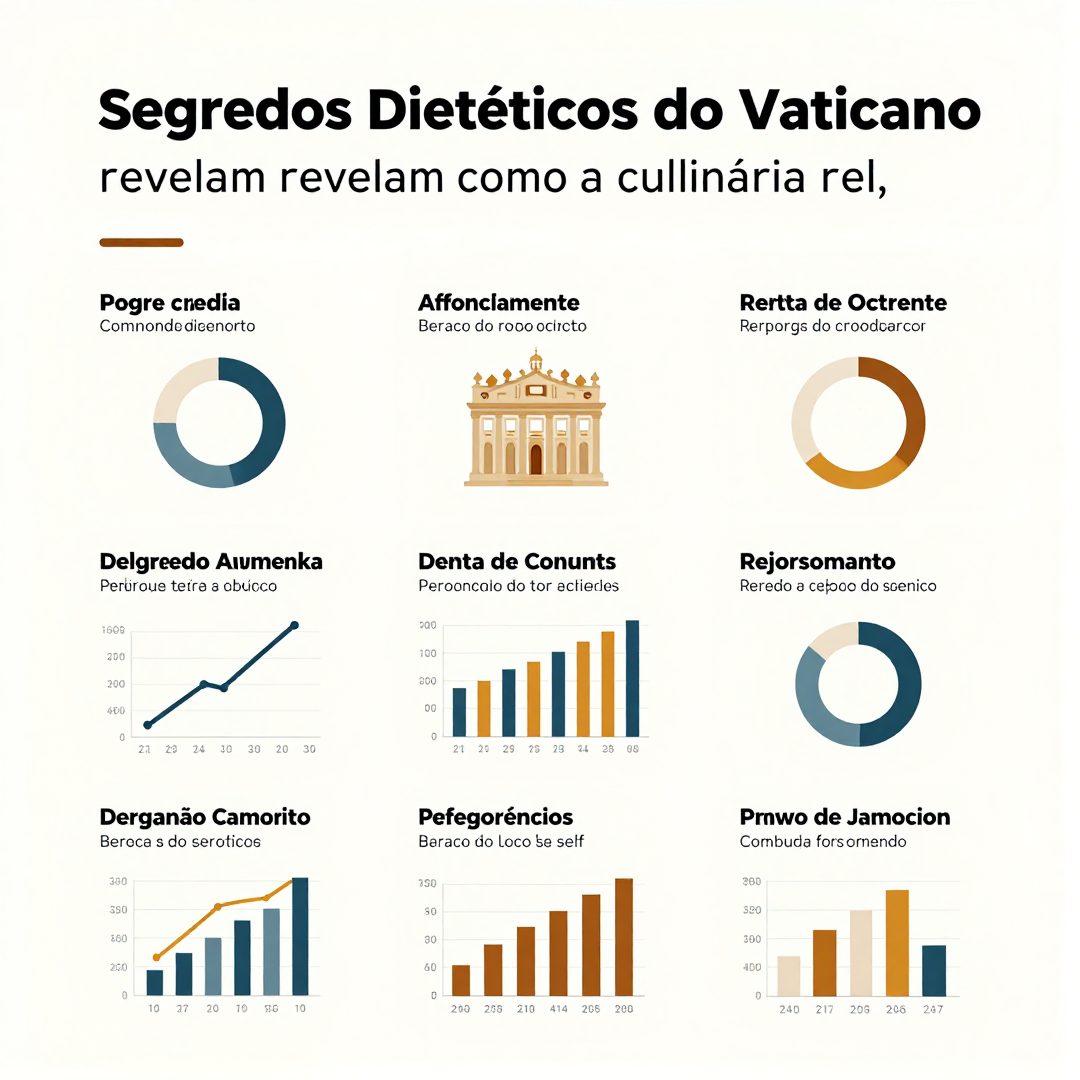 Infográfico - Segredos dietéticos do Vaticano revelam como a culinária religiosa combate o envelhecimento precoce