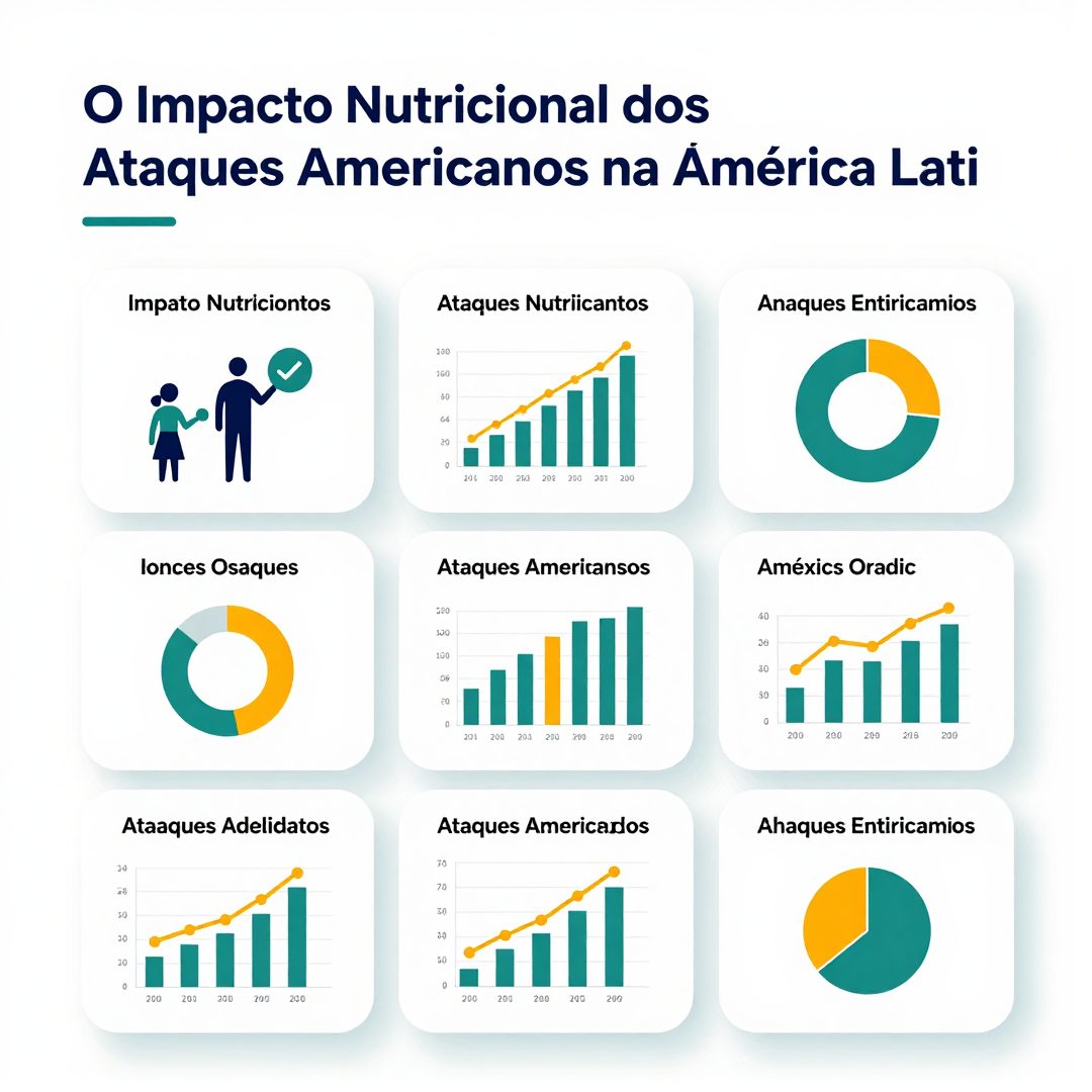 Infográfico - O Impacto Nutricional dos Ataques Americanos na América Latina: Segurança Alimentar e Saúde Pública em Risco