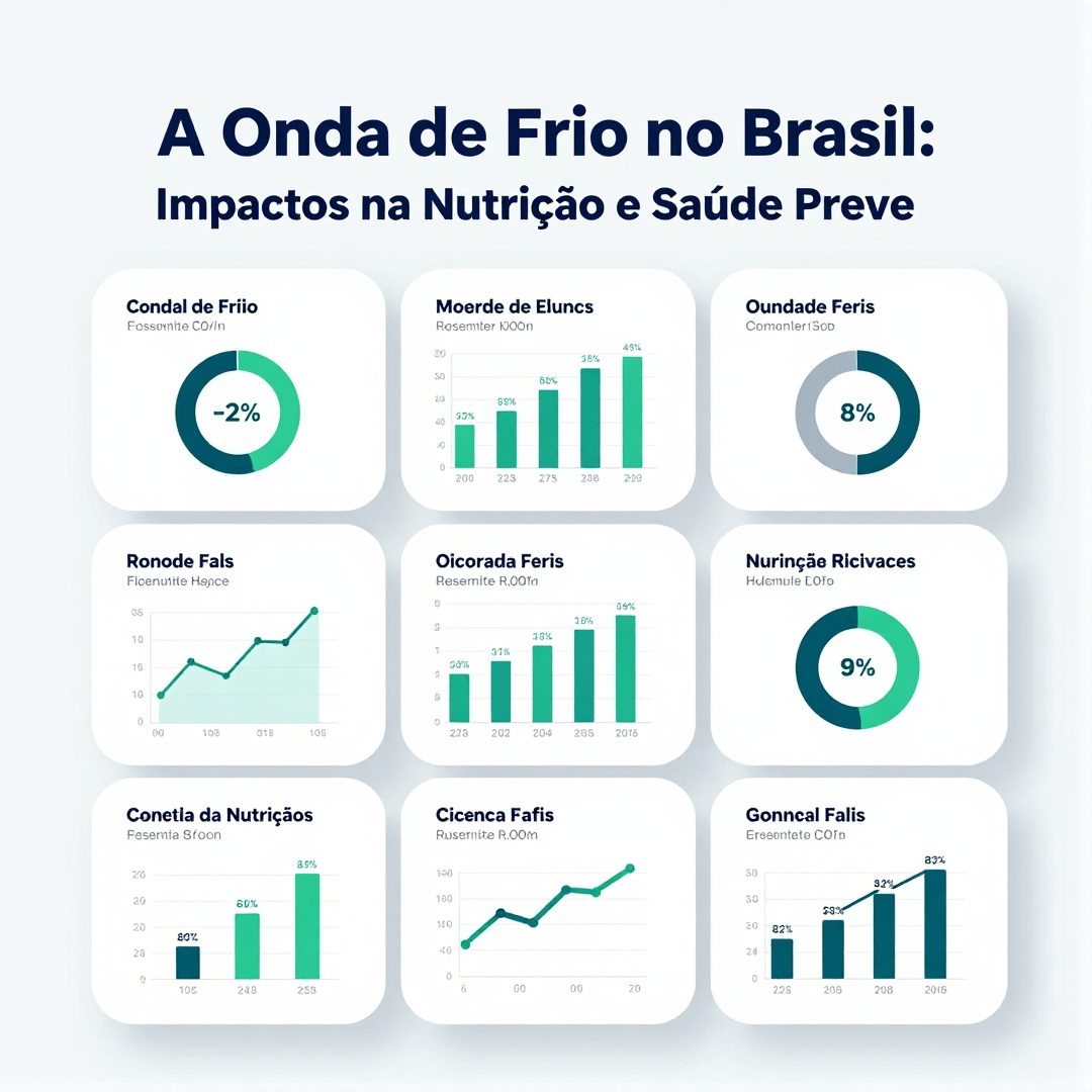 Infográfico - A Onda de Frio no Brasil: Impactos na Nutrição e Saúde Preventiva Internacional