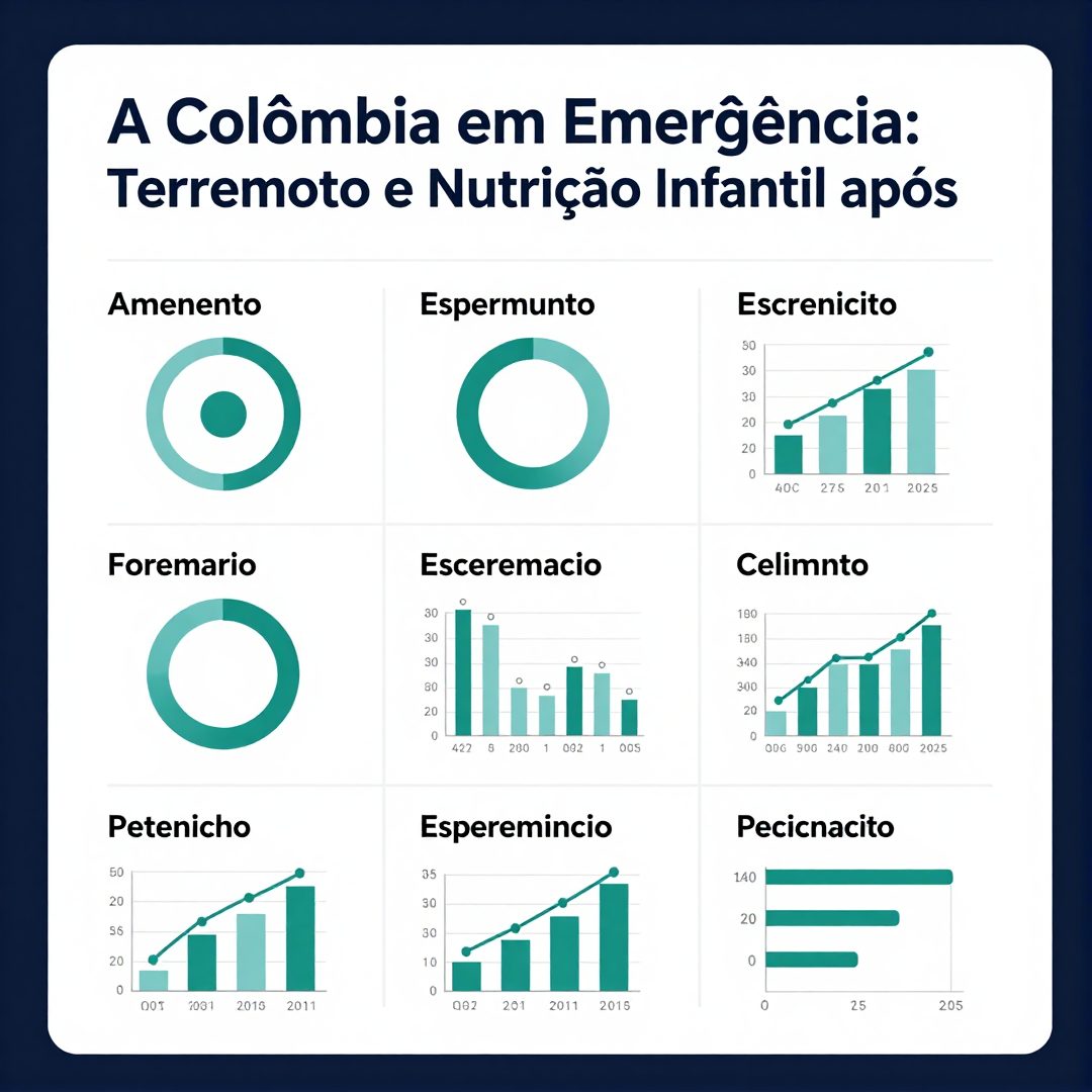 Infográfico - A Colômbia em Emergência: Terremoto e Nutrição Infantil Após a Tragédia