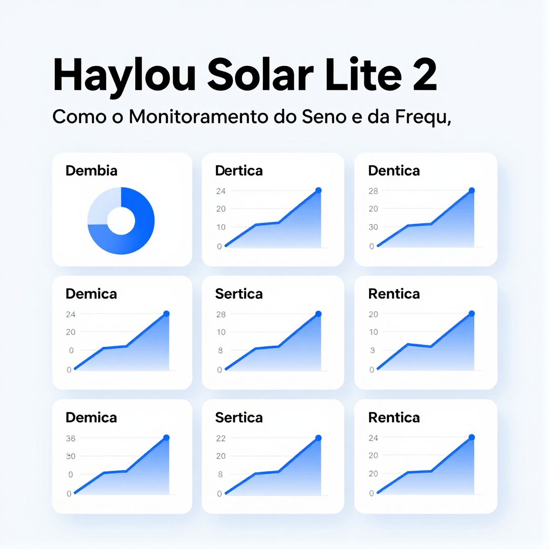 Infográfico - Haylou Solar Lite 2: Como o Monitoramento do Sono e da Frequência Cardíaca Revoluciona a Prevenção Nutricional