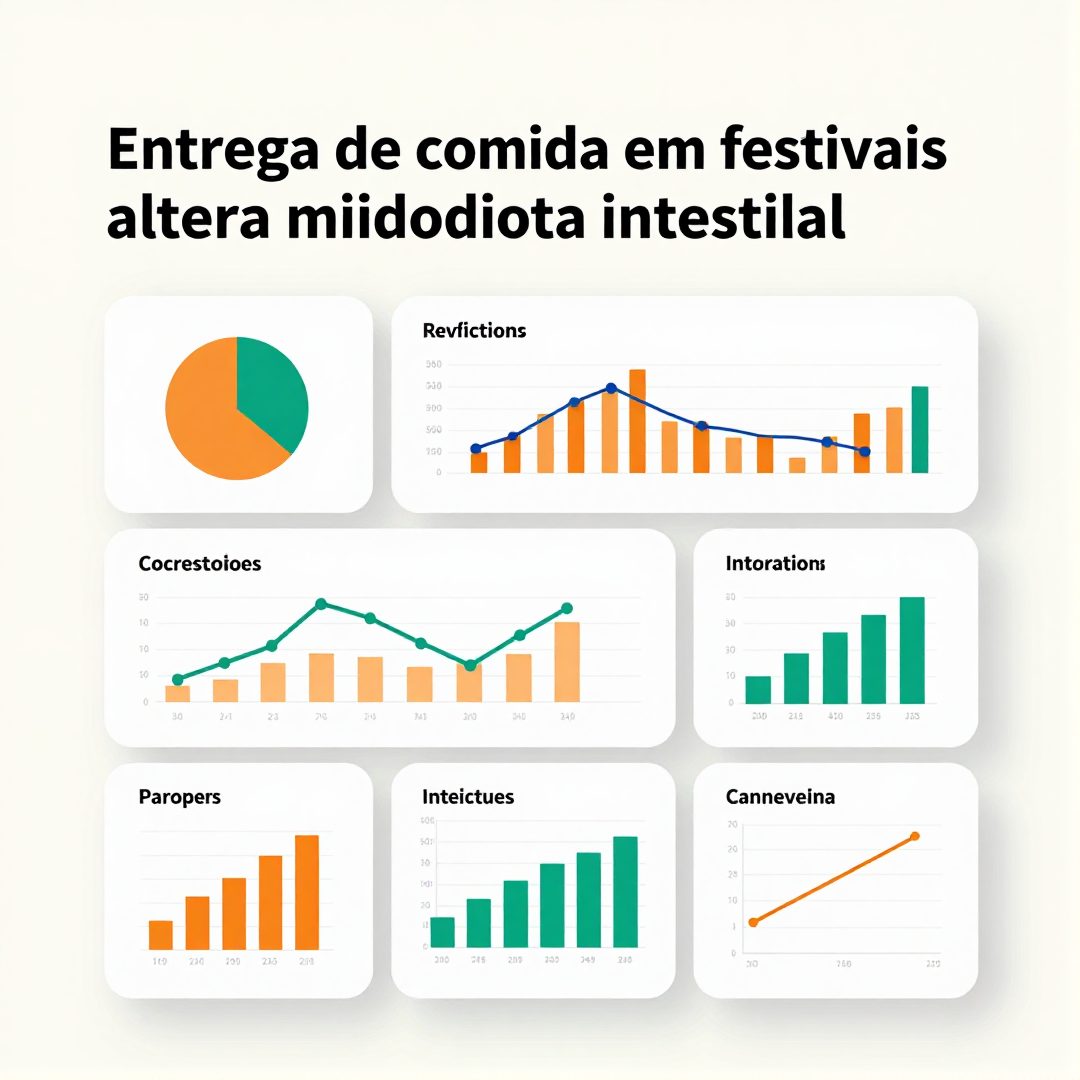 Infográfico - Entrega de comida em festivais altera microbiota intestinal e exige recuperação pós-evento