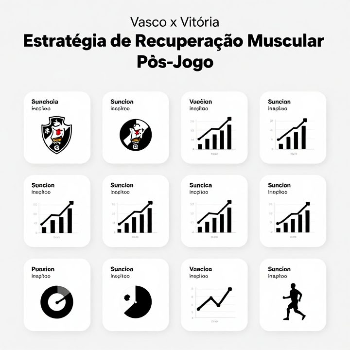 Infográfico - Vasco x Vitória: Estratégia de Recuperação Muscular Pós-Jogo com Alimentos Anti-Inflamatórios e Reposição Eletrolítica I