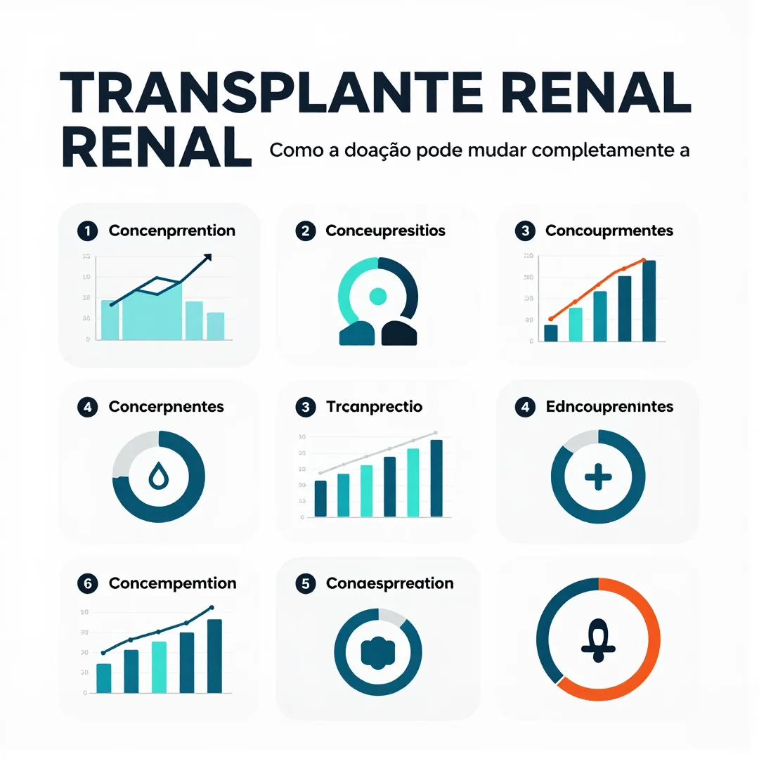 Infográfico - Transplante renal: como a doação pode mudar completamente a rotina de quem espera uma nova vida