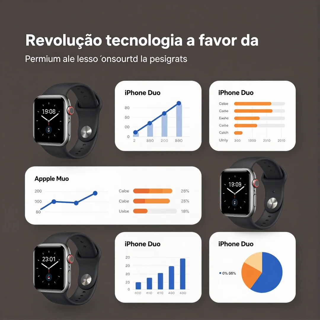 Infográfico - Apple Watch e iPhone Duo: A revolução tecnológica a favor da nutrição preventiva