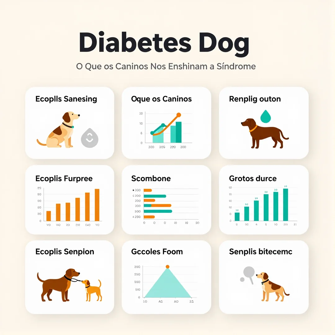 Infográfico - Diabetes Dogs: O Que os Caninos Nos Ensinam Sobre a Síndrome Metabólica Humana