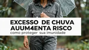 Excesso de chuva aumenta risco como proteger sua imunidade em dias midos