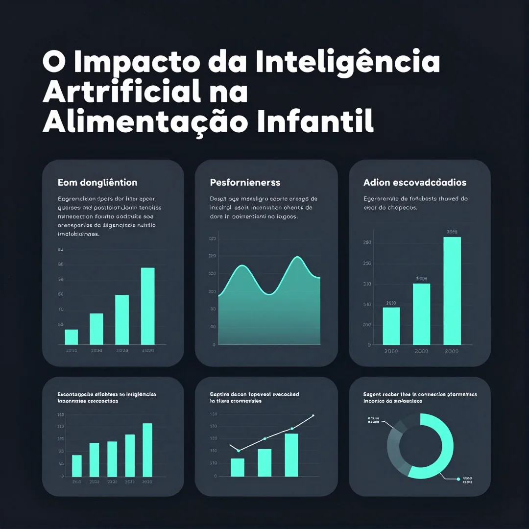 Infográfico - O Impacto da Inteligência Artificial na Alimentação Infantil e a Prevenção de Doenças