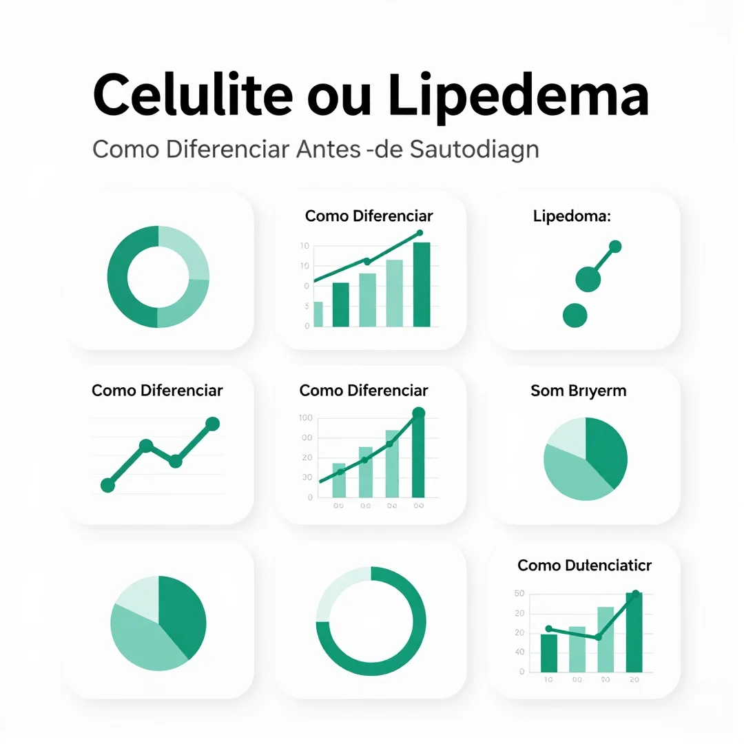 Infográfico - Celulite ou Lipedema: Como Diferenciar Antes de Se Autodiagnosticar