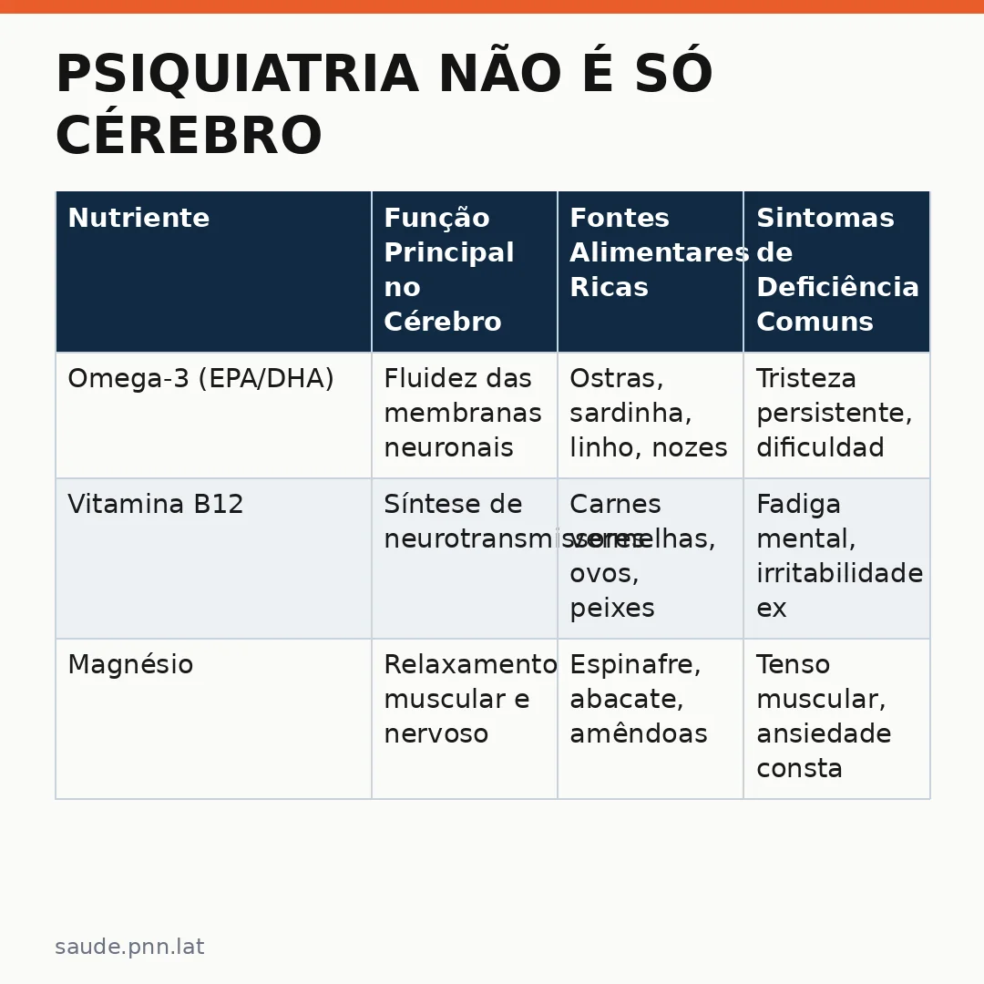 Infográfico - Psiquiatria não é só cérebro: como a saúde física interfere no tratamento de transtornos mentais