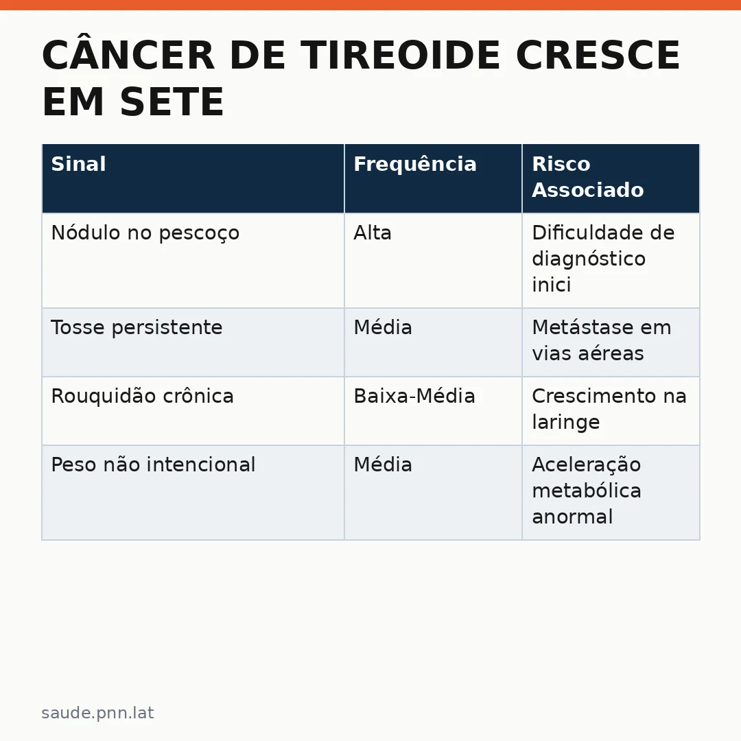 Infográfico - Câncer de Tireoide Cresce em Sete Anos: O Que a Mulher Precisa Saber