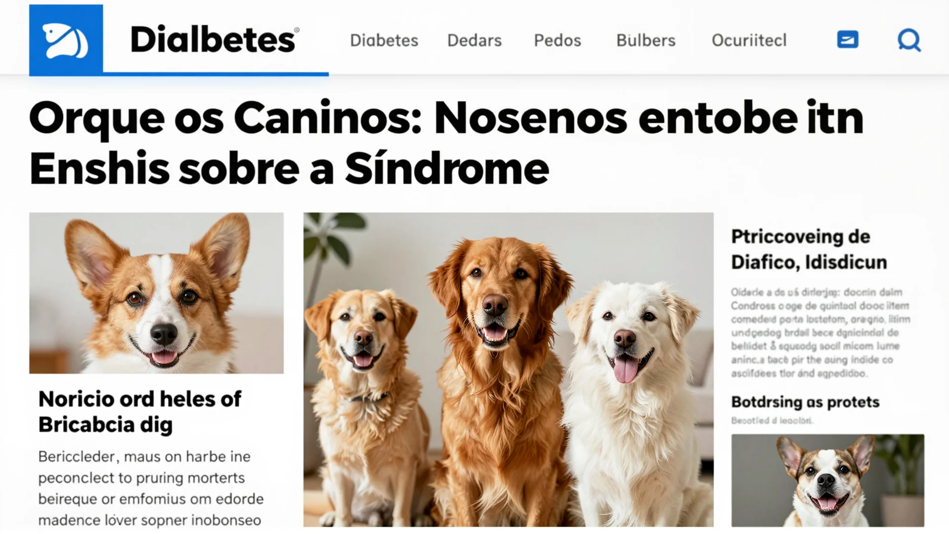 Diabetes Dogs: O Que os Caninos Nos Ensinam Sobre a Síndrome Metabólica Humana