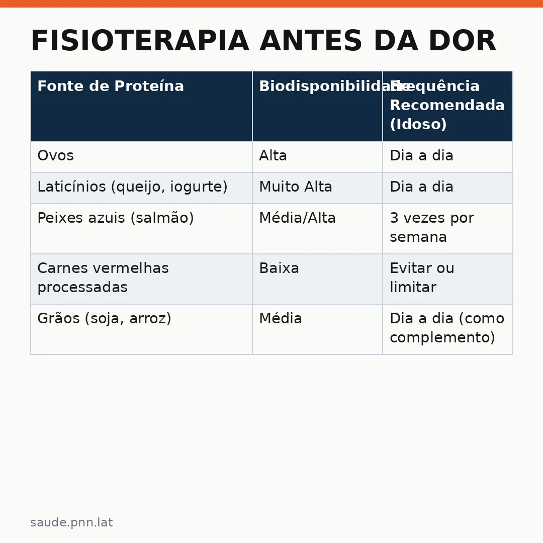 Infográfico - Fisioterapia antes da dor: estratégias preventivas de nutrição muscular para evitar lesões no adulto idoso