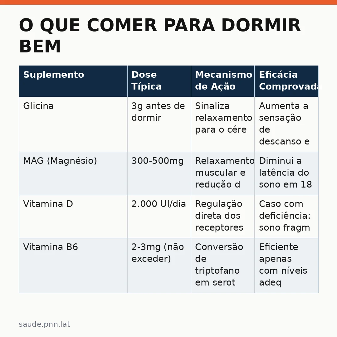 Infográfico - O que comer para dormir bem: nutrição, sono e saúde mental