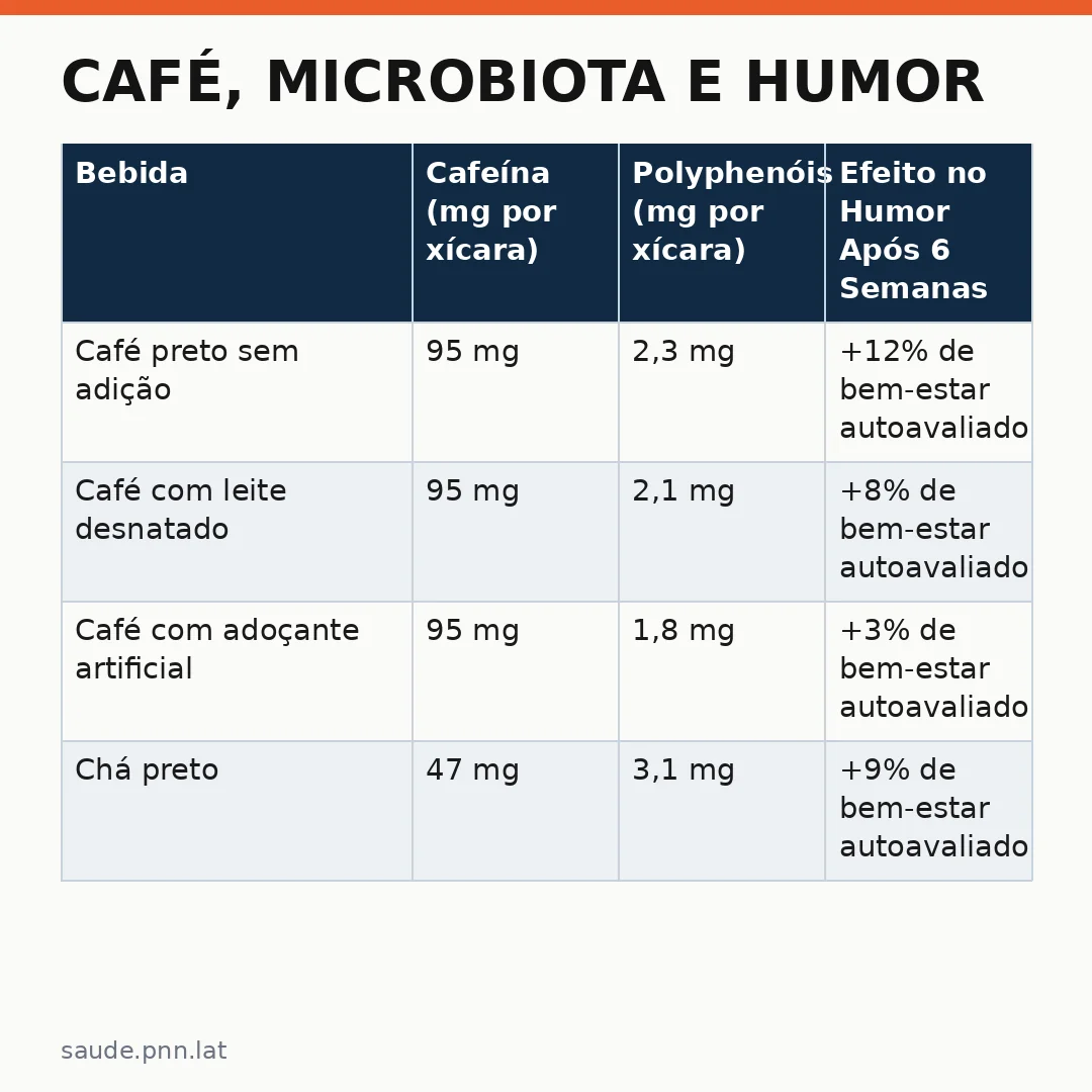 Infográfico - Café, Microbiota e Humor: O Que a Ciência Diz Sobre a Sua Tinta Diária