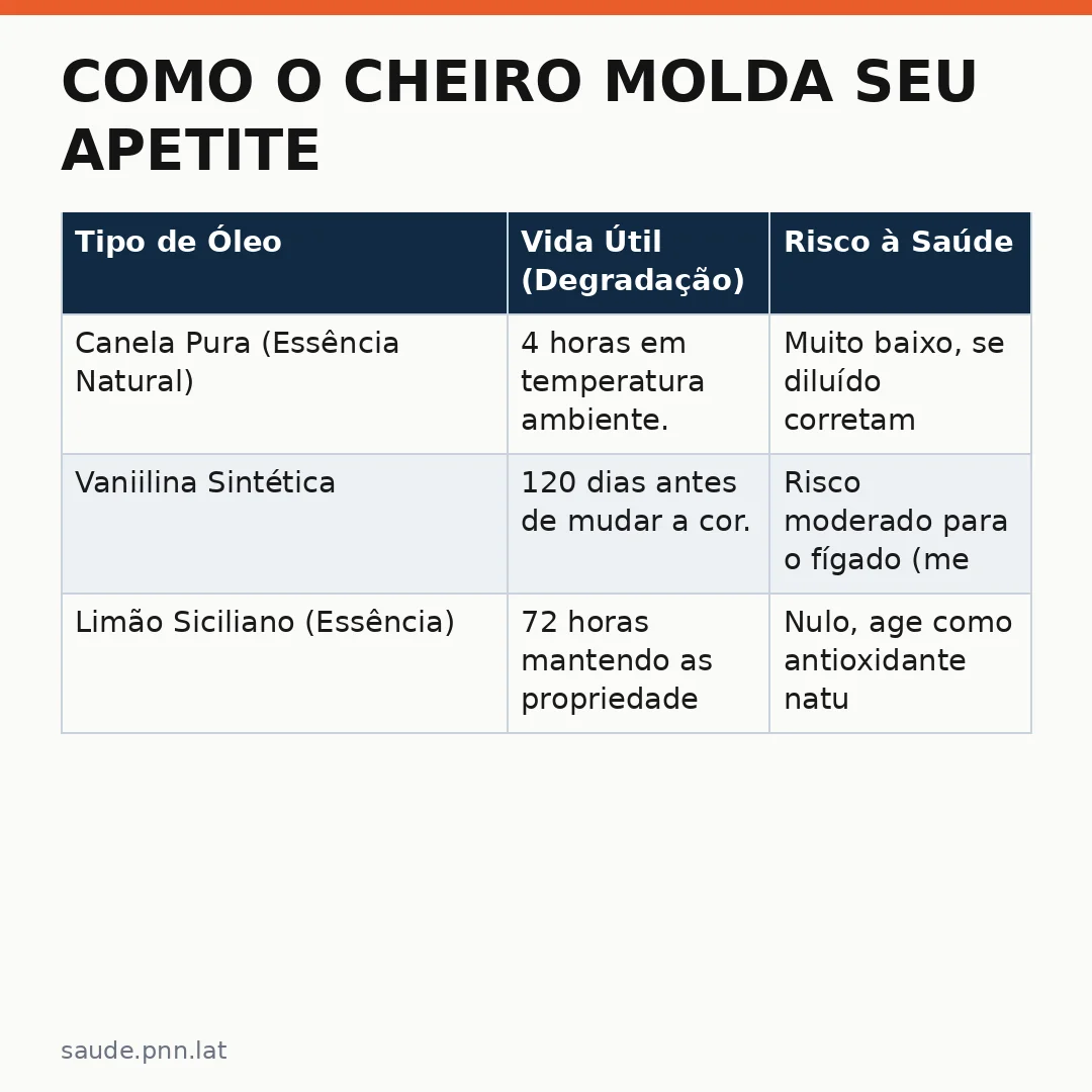 Infográfico - Como o Cheiro Molda seu Apetite e Suas Escolhas Alimentares