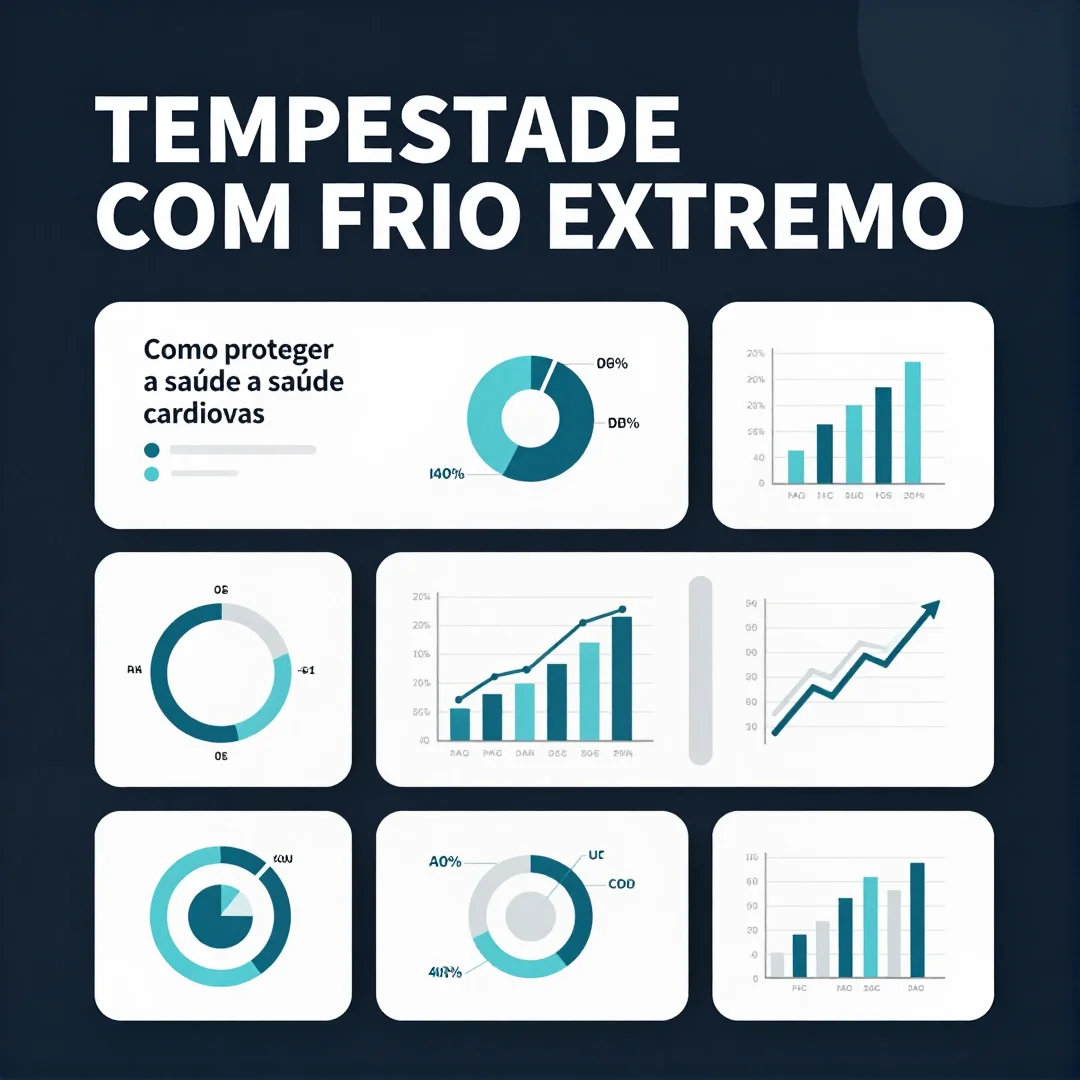 Infográfico - Tempestade com frio extremo: como proteger a saúde cardiovascular e evitar complicações no inverno