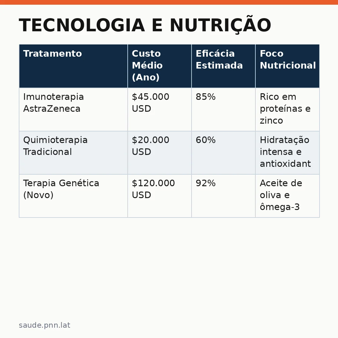 Infográfico - Tecnologia e Nutrição: como o Reino Unido amplia acesso ao tratamento de câncer da AstraZeneca impacta a prevenção globa
