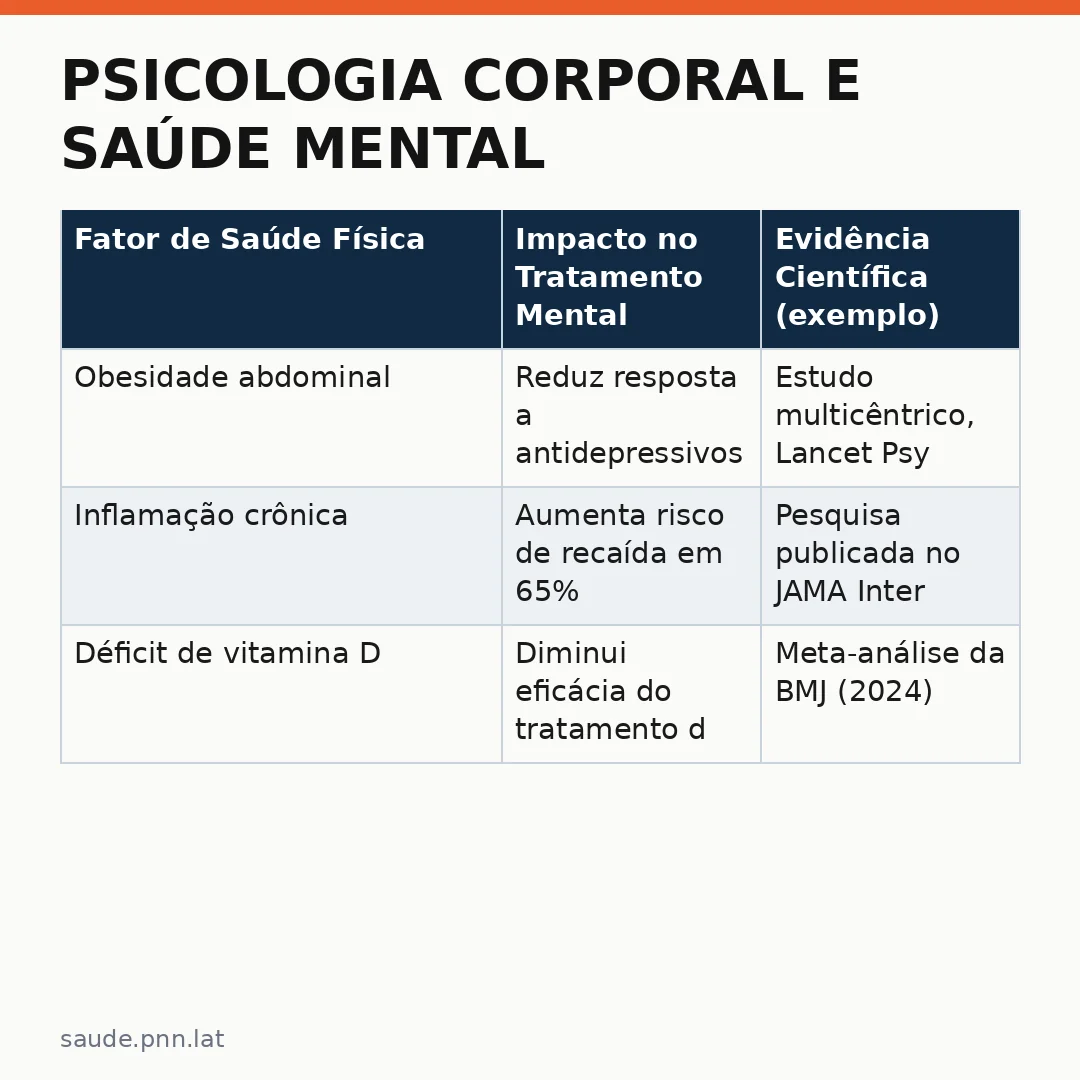 Infográfico - Psicologia Corporal e Saúde Mental: O Papel da Nutrição na Prevenção