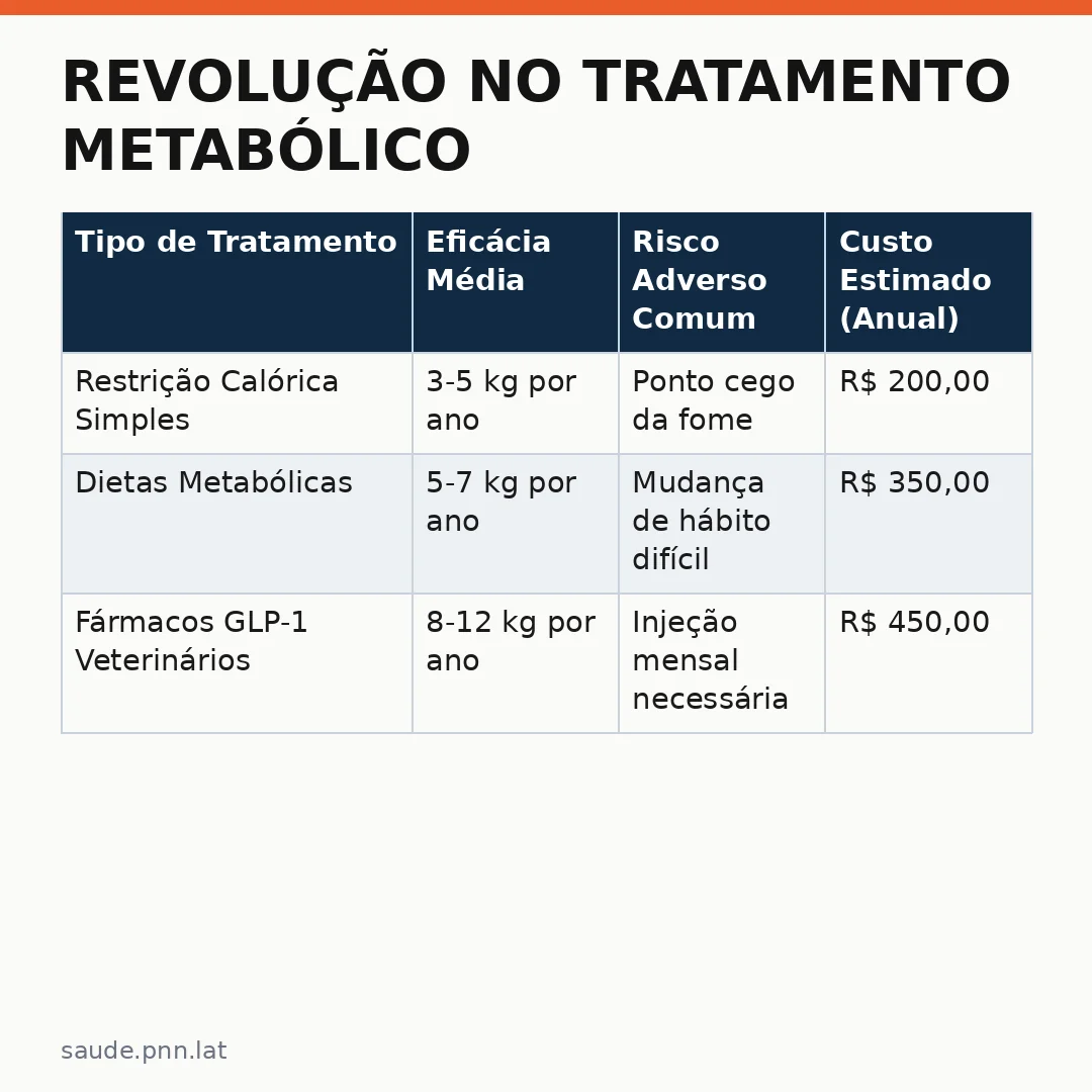 Infográfico - Revolução no Tratamento Metabólico: Avanços que Podem Transformar o Cuidado com Pets