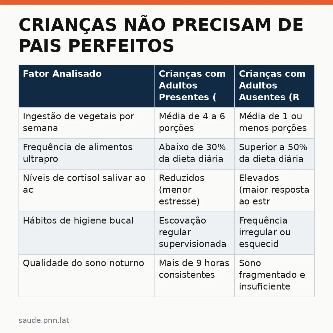 Infográfico - Crianças não precisam de pais perfeitos: nutrição e vínculo afetivo como base da saúde