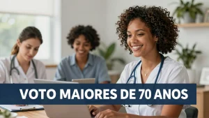 Voto maiores de 70 anos sade preventiva antes das eleies