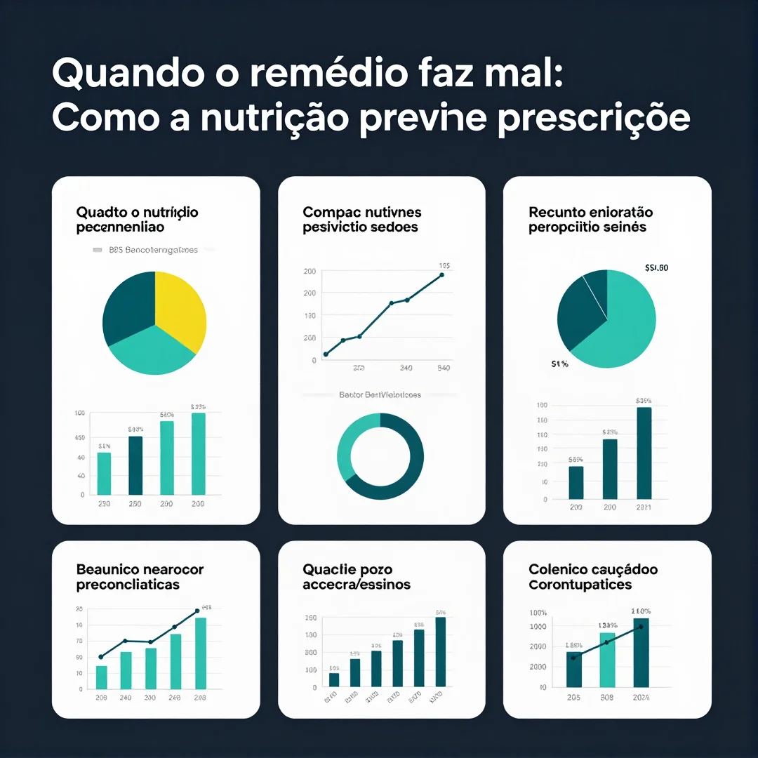 Infográfico - Quando o remédio faz mal: como a nutrição previne prescrições em cadeia