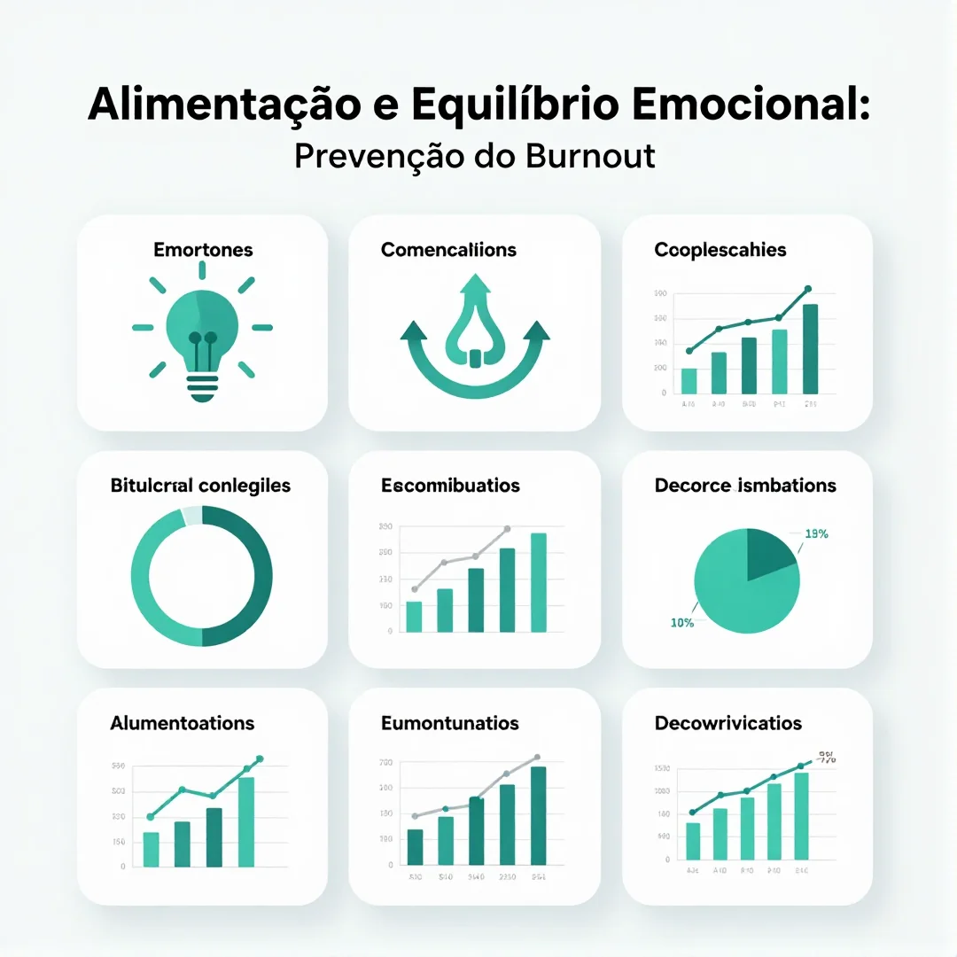 Infográfico - Alimentação e Equilíbrio Emocional: Prevenção do Burnout