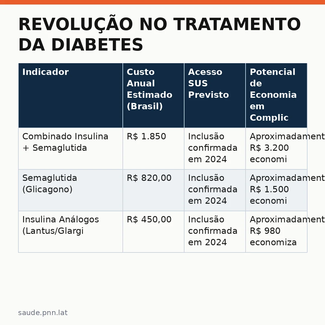 Infográfico - Revolução no tratamento da diabetes: novo medicamento Anvisa diabetes traz esperança e desafios