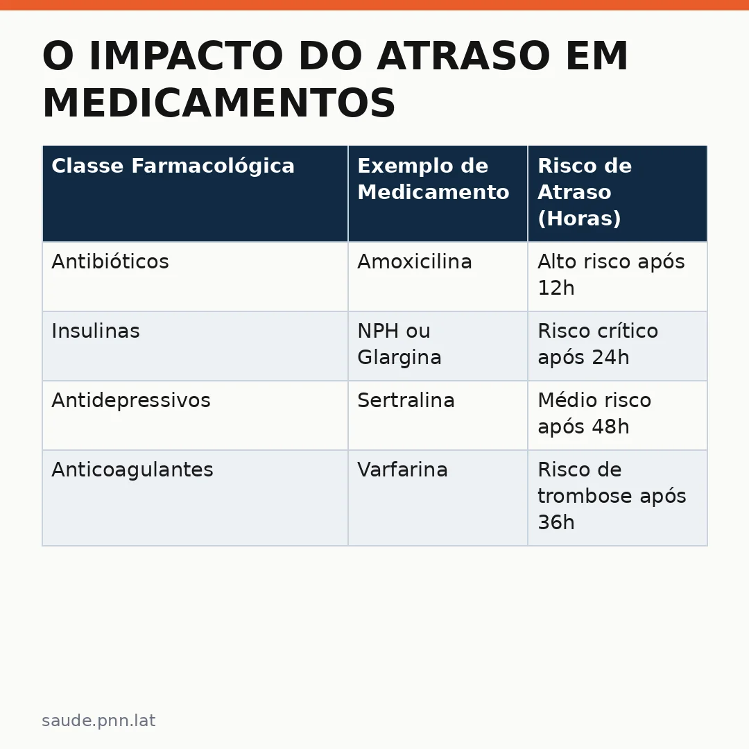 Infográfico - O Impacto do Atraso em Medicamentos: Por Que o Tempo é Vida no Seu Tratamento Crônico