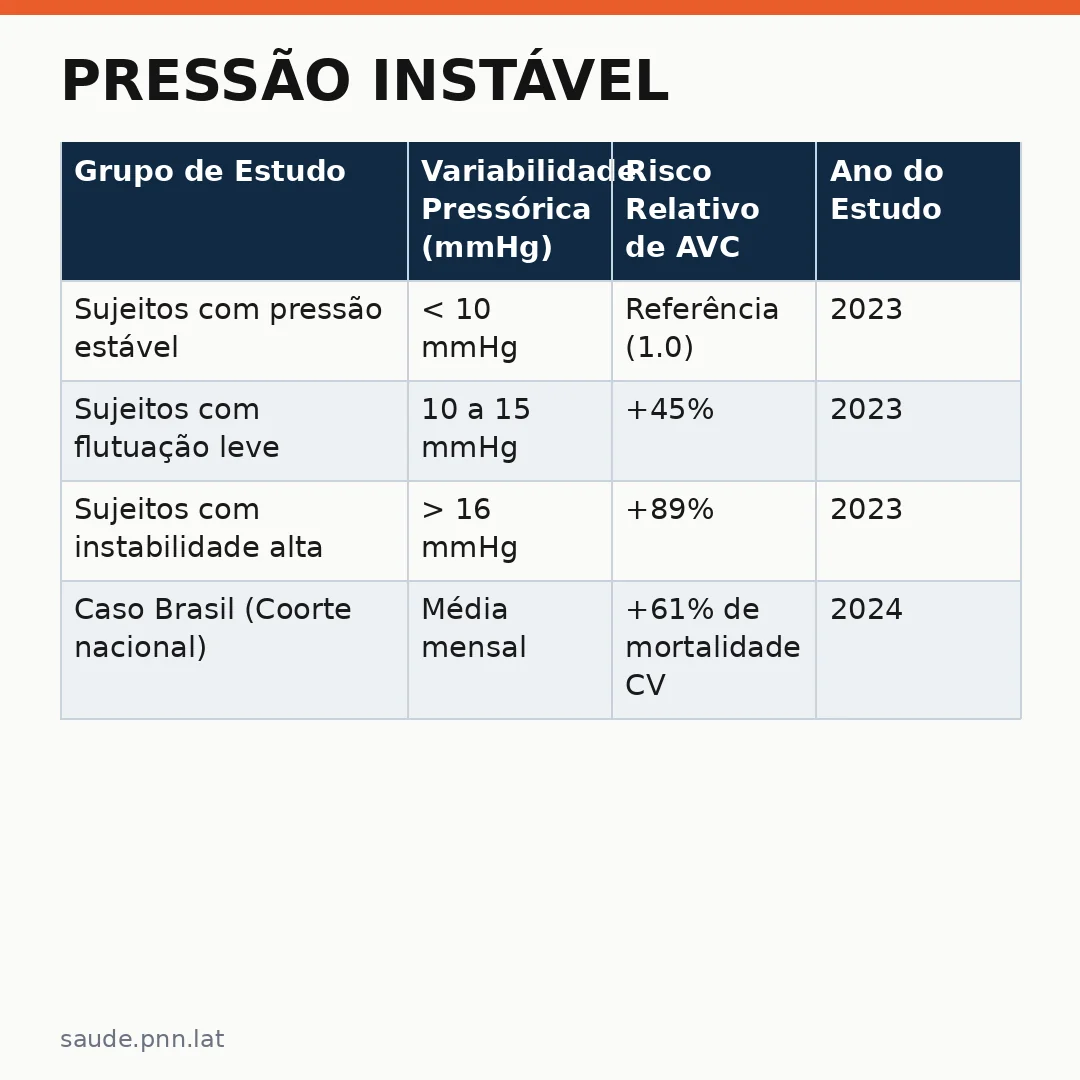 Infográfico - Pressão Instável: O Perigo Silencioso Que Aumenta Risco de Morte e AVC no Brasil