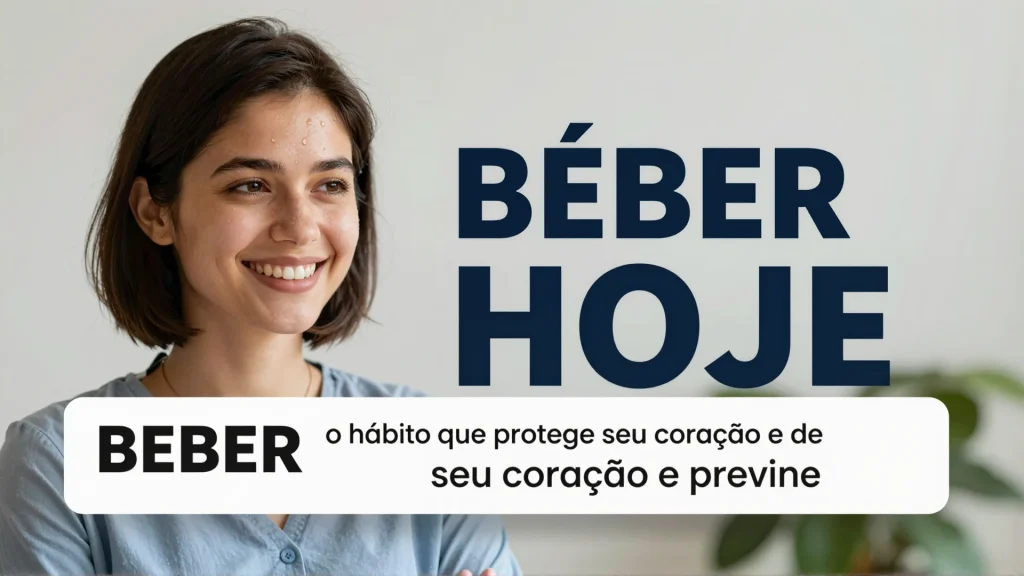 Beber gua hoje o hbito que protege seu corao e previne doenas