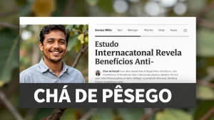 Ch de Pssego Estudo Internacional Revela Benefcios AntiInflamatrios para Quem Vi