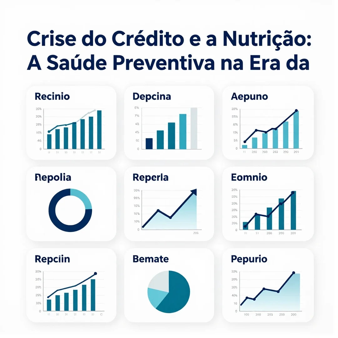 Infográfico - Crise do Crédito e a Nutrição: A Saúde Preventiva na Era da Instabilidade