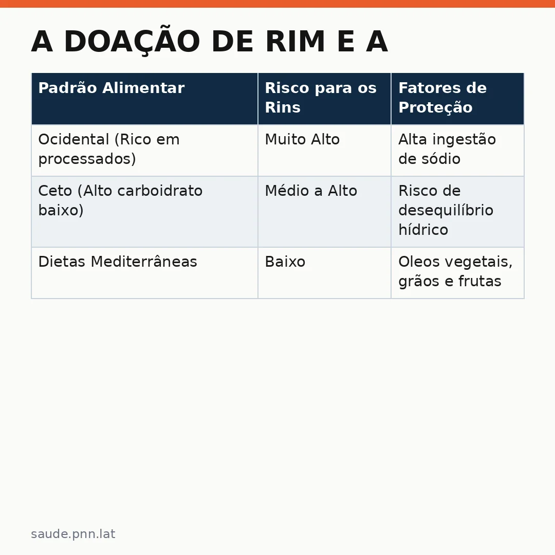 Infográfico - A Doação de Rim e a Importância da Nutrição na Prevenção de Doenças Renais