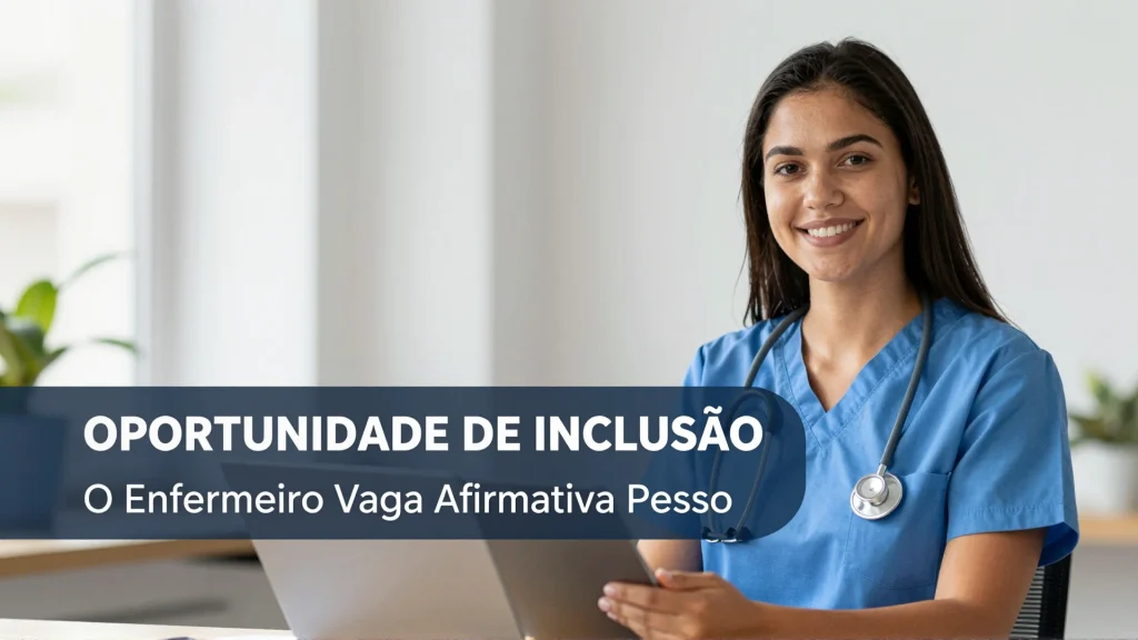 Oportunidade de Incluso O Enfermeiro Vaga Afirmativa Pessoa no SECONCISP