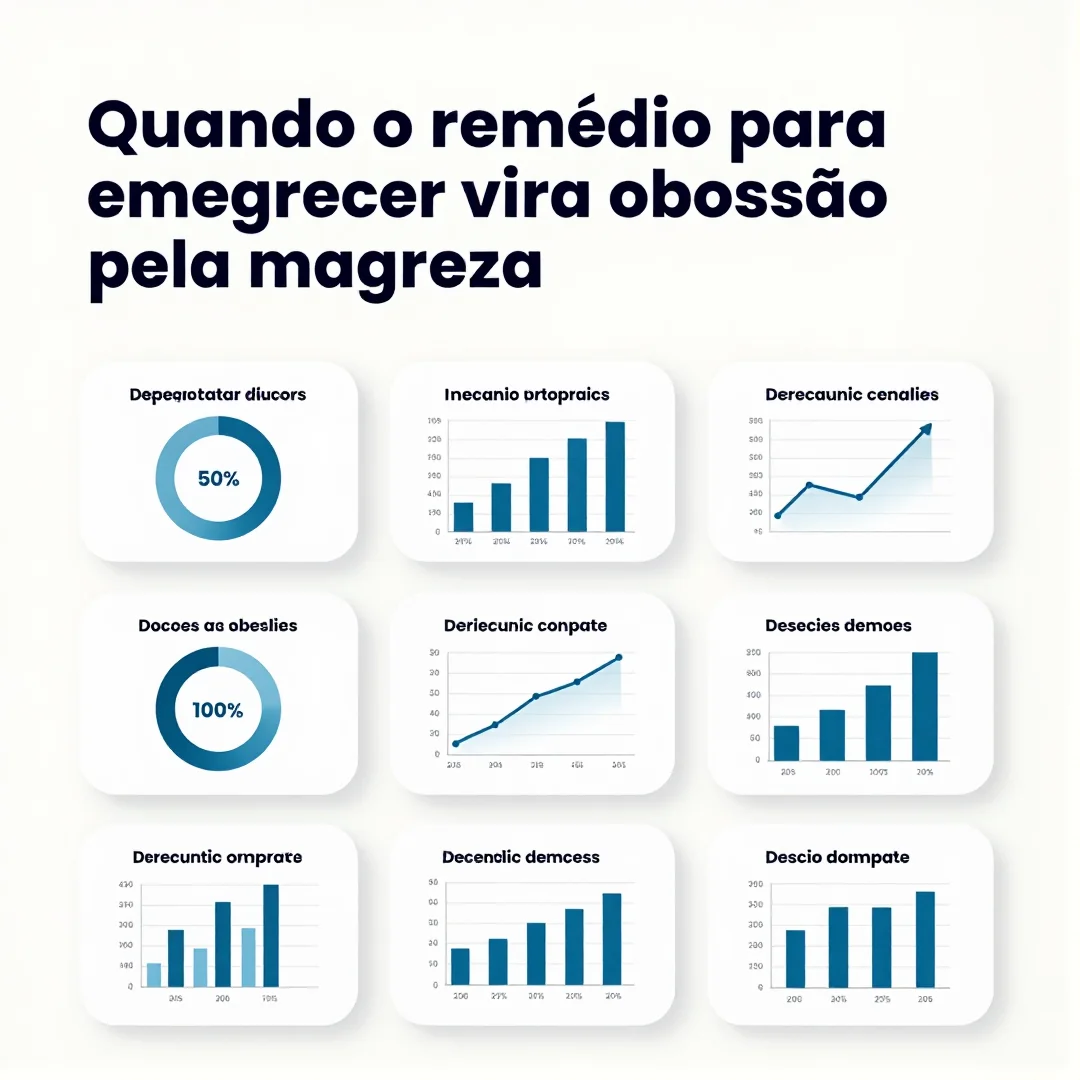 Infográfico - Quando o remédio para emagrecer vira obsessão pela magreza: a epidemia da agonorexia
