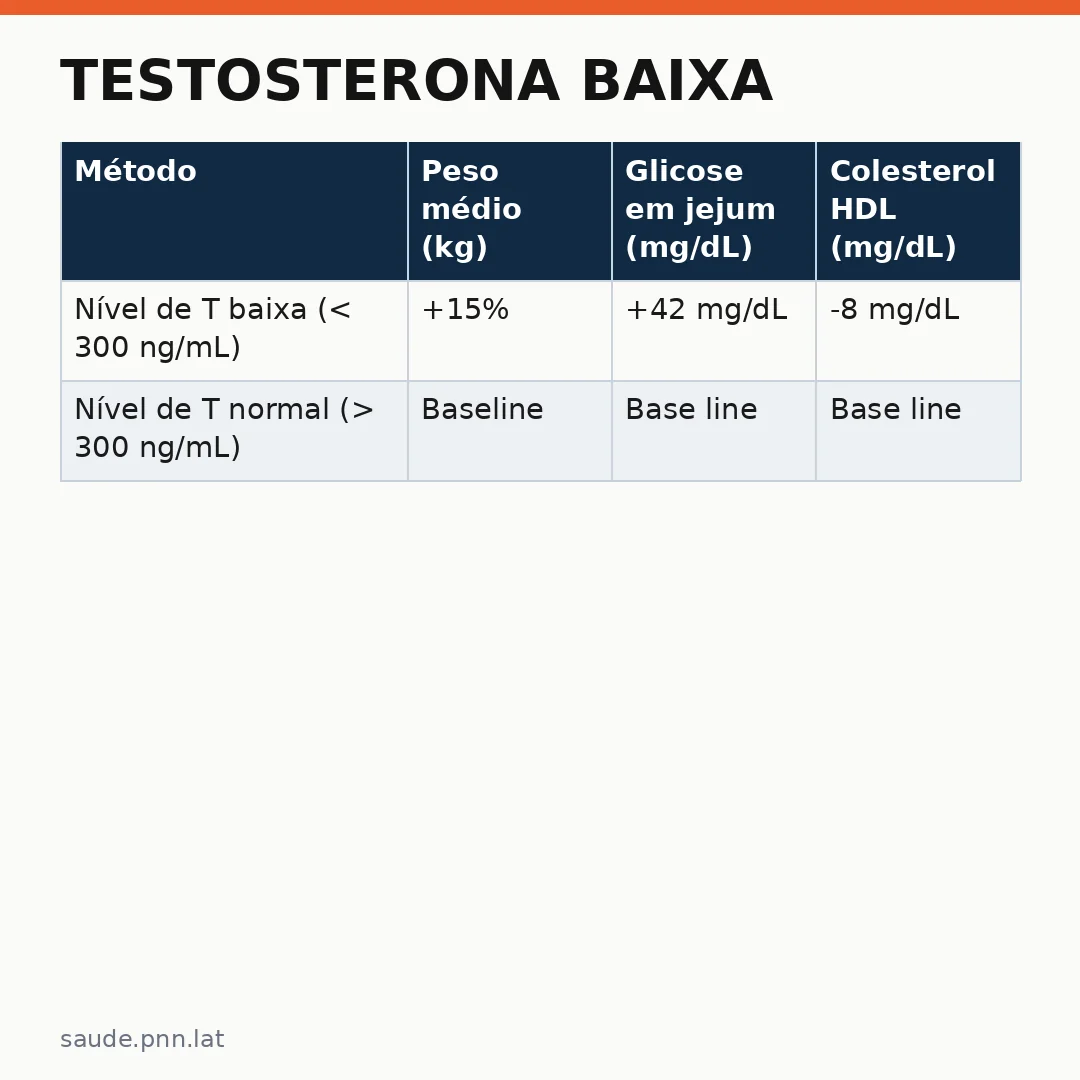 Infográfico - Testosterona baixa: quando é sinal de problema de saúde?