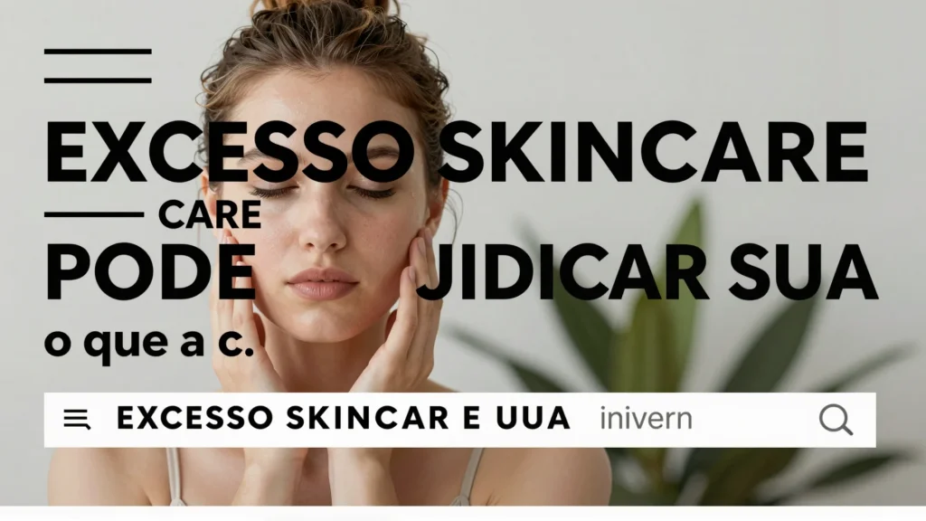 Excesso skincare pode prejudicar sua pele e mente o que a cincia revela