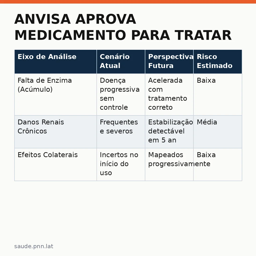 Infográfico - Anvisa aprova medicamento para tratar doença de Fabry em adultos