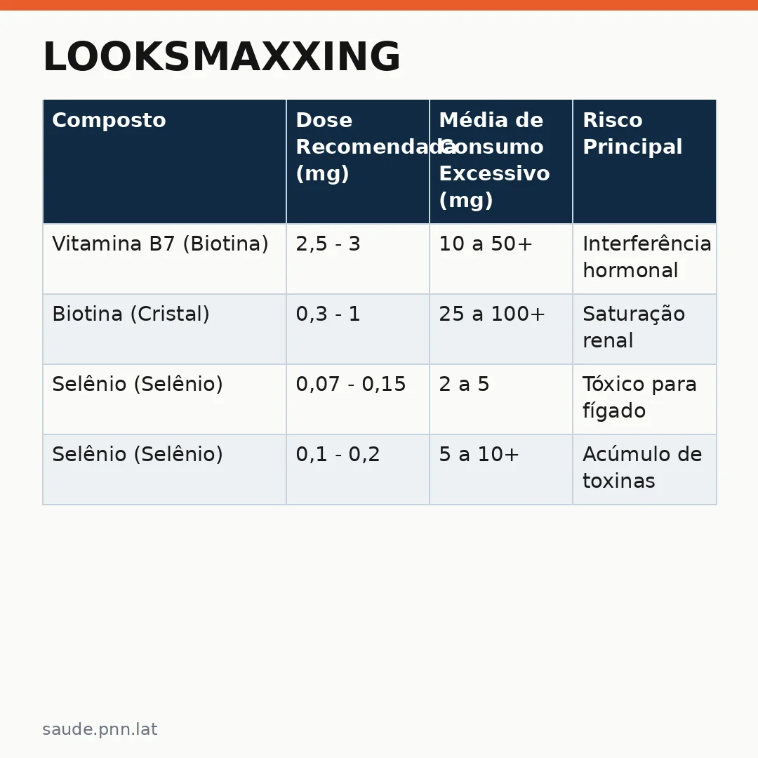 Infográfico - Looksmaxxing: o que os dados revelam sobre sua saúde e segurança