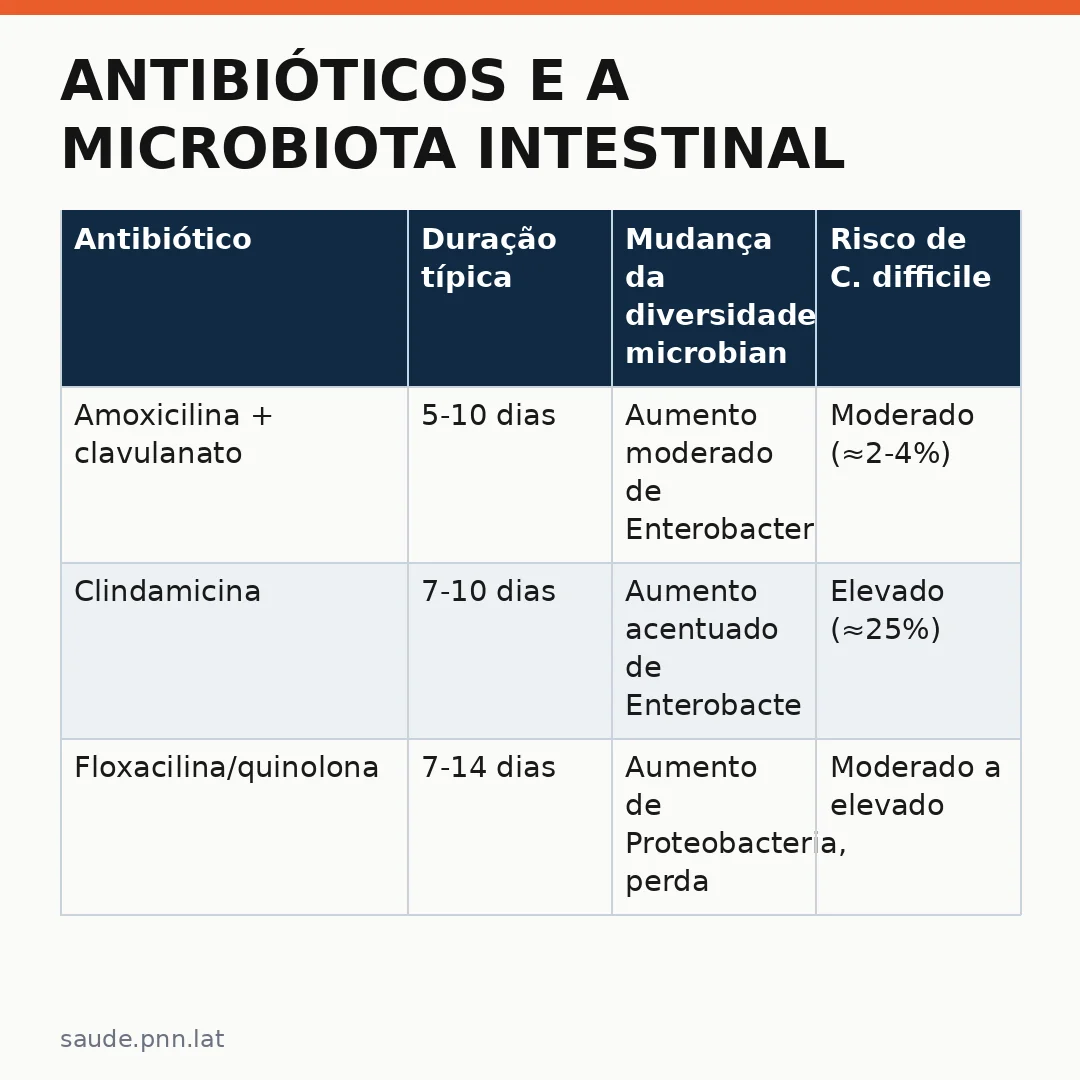 Infográfico - Antibióticos e a Microbiota Intestinal: Quando a Prescrição Excede o Necessário