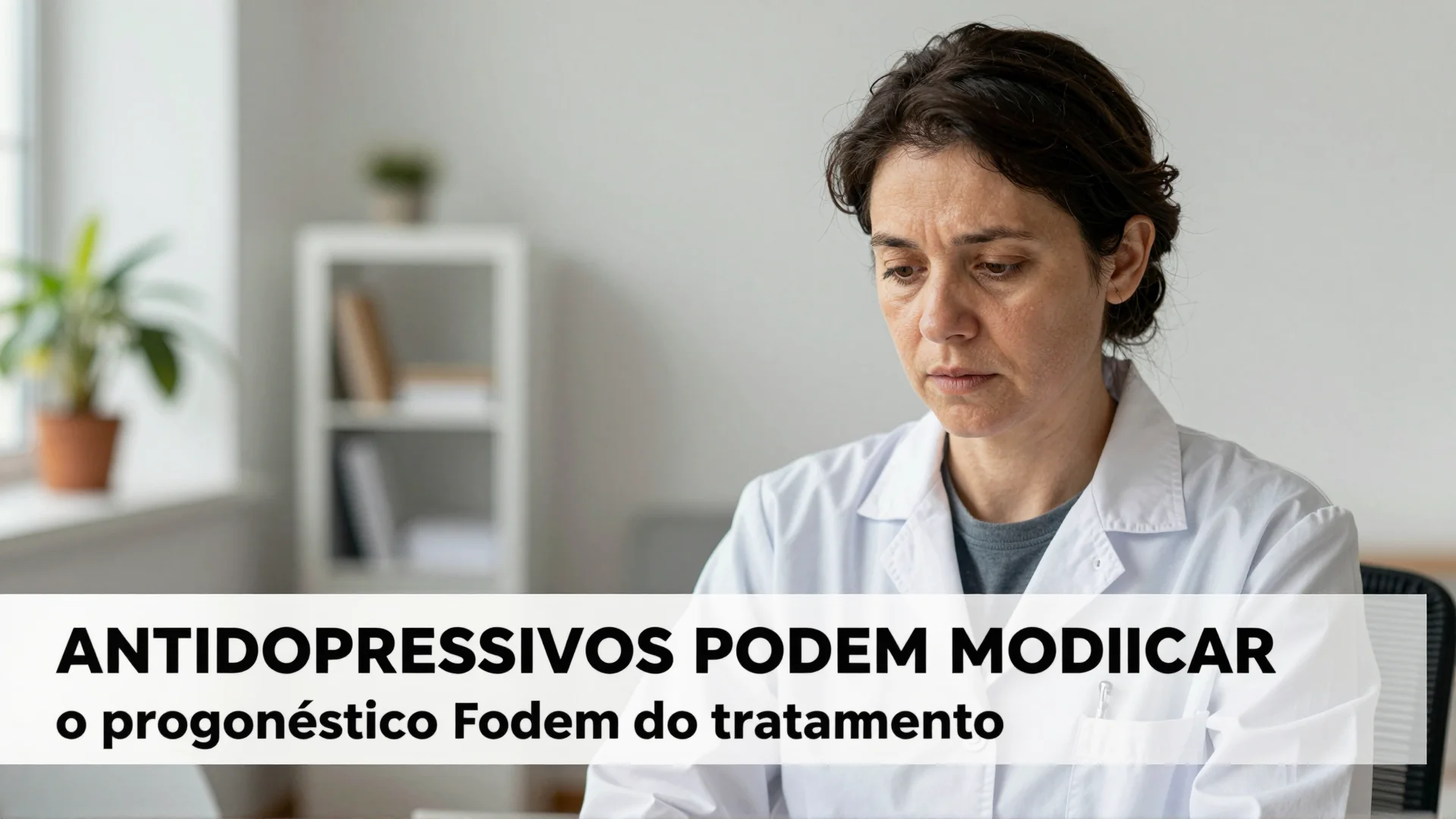 Antidepressivos podem modificar o prognóstico do tratamento oncológico