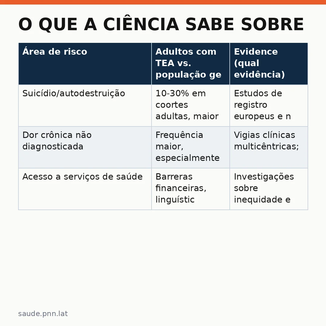 Infográfico - O que a ciência sabe sobre o transtorno do espectro autista na vida adulta