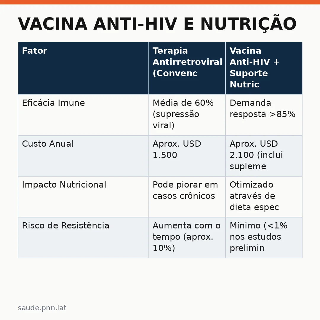 Infográfico - Vacina Anti-HIV e Nutrição: A Revolução Imunológica que Chegou