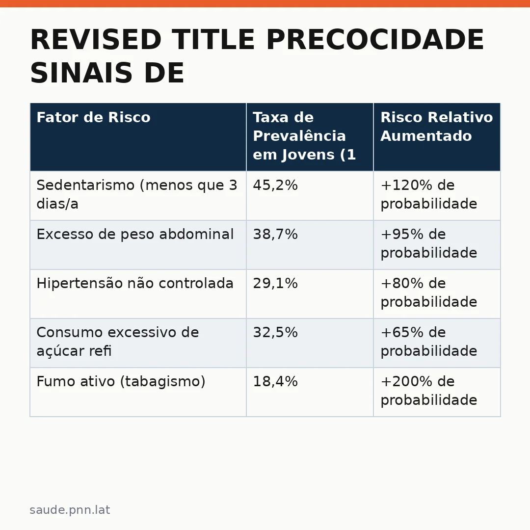 Infográfico - Revised Title Precocidade sinais de aterosclerose exige mudança imediata na dieta e rotina