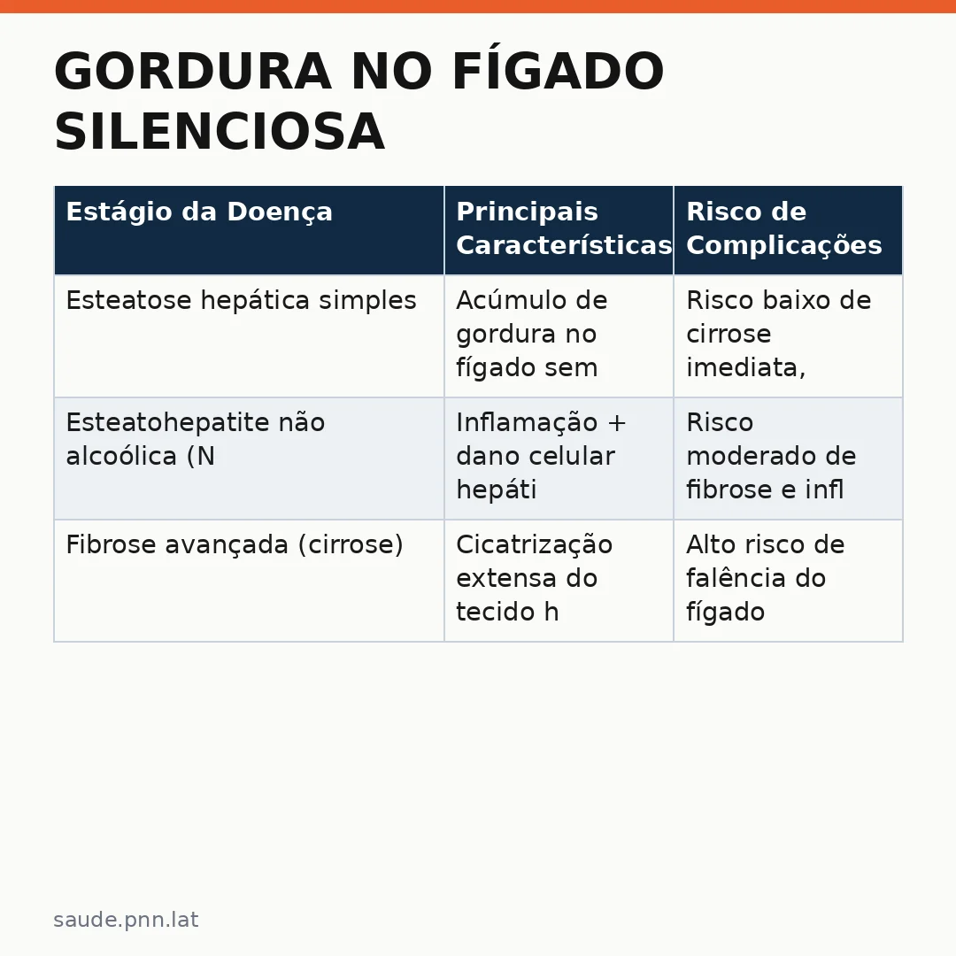 Infográfico - Gordura no Fígado Silenciosa: Como a Nutrição Previne Cirrose e Problemas Cardiovasculares