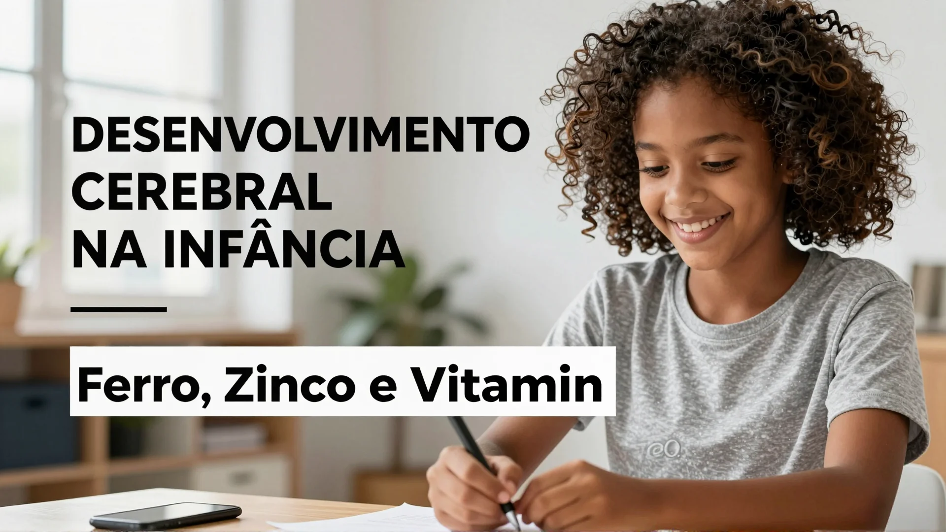 Desenvolvimento Cerebral na Infância: Ferro, Zinco e Vitaminas são Fundamentais