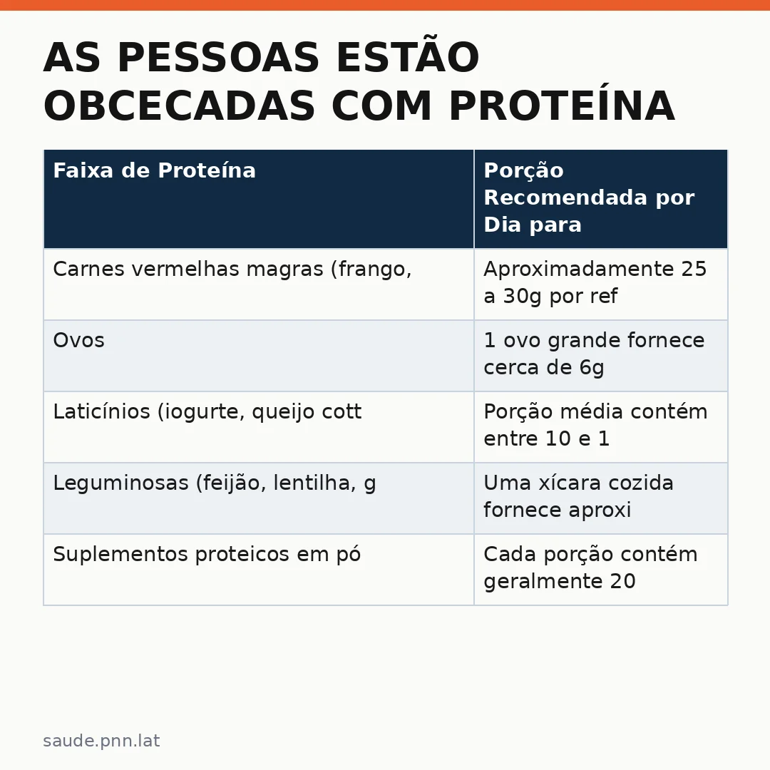 Infográfico - As pessoas estão obcecadas com proteína? O que a ciência diz sobre o equilíbrio real