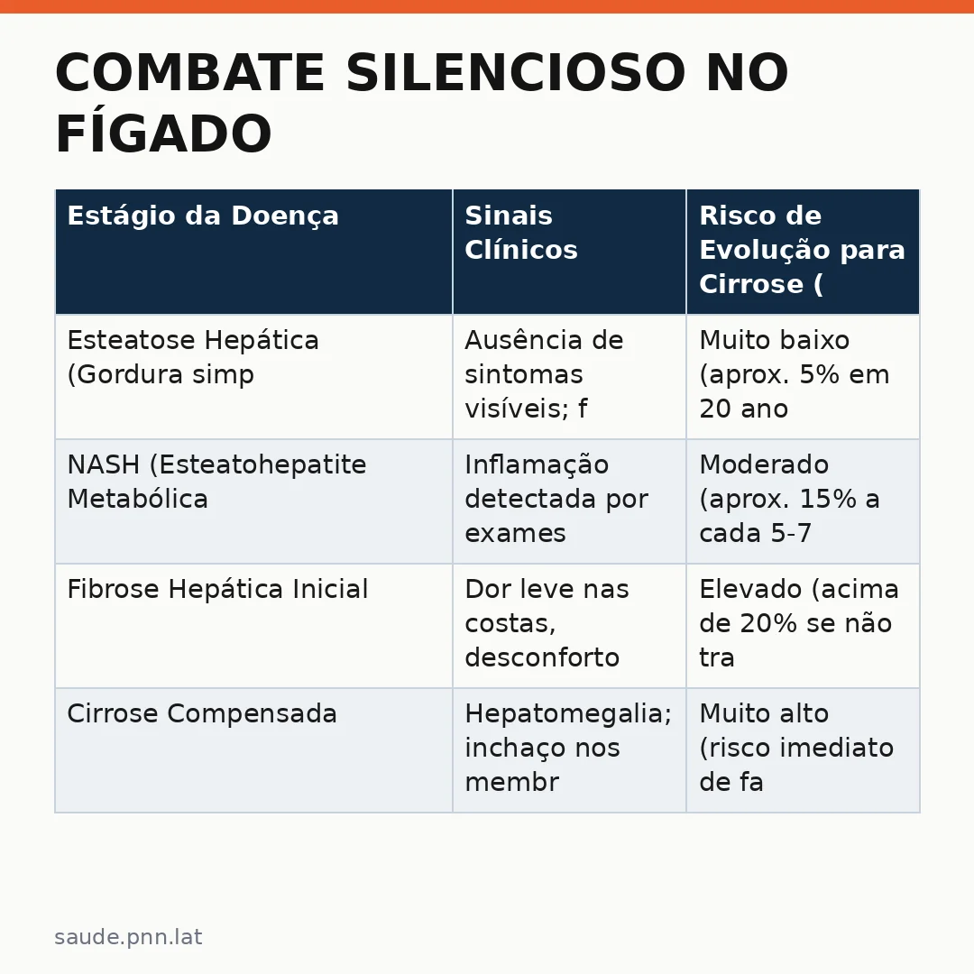 Infográfico - Combate silencioso no fígado: nutrição e prevenção de cirrose